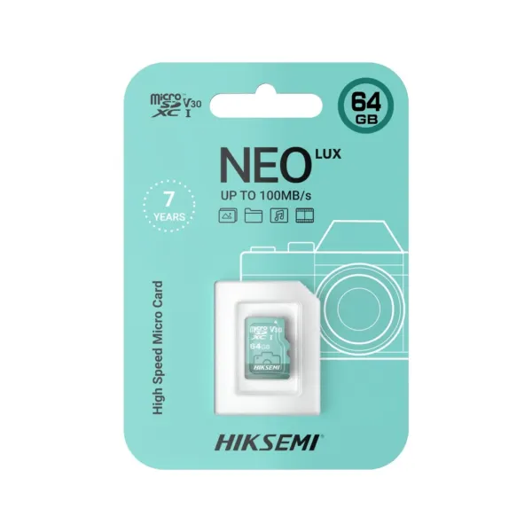 MEMORIA MICRO SD 64GB HIKSEMI NEO LUX